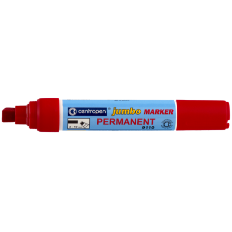 Marker permanentny Centropen Jumbo 2-10mm, Czerwony